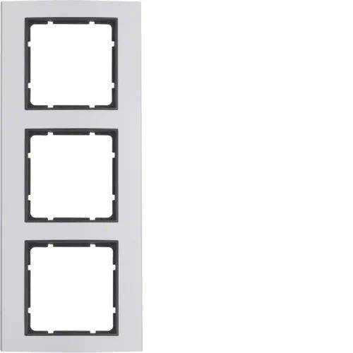 Berker 10133004 Rahmen 3fach, B.3, Alu/anthrazit matt, Aluminium eloxiert Mesch Shop Berker 10133004 Rahmen 3fach, B.3, Alu/anthrazit matt, Aluminium eloxiert Mesch Shop